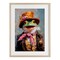 Stupell Industries Victorian Frog Portrait Framed Print Under Glass, design by Wumples